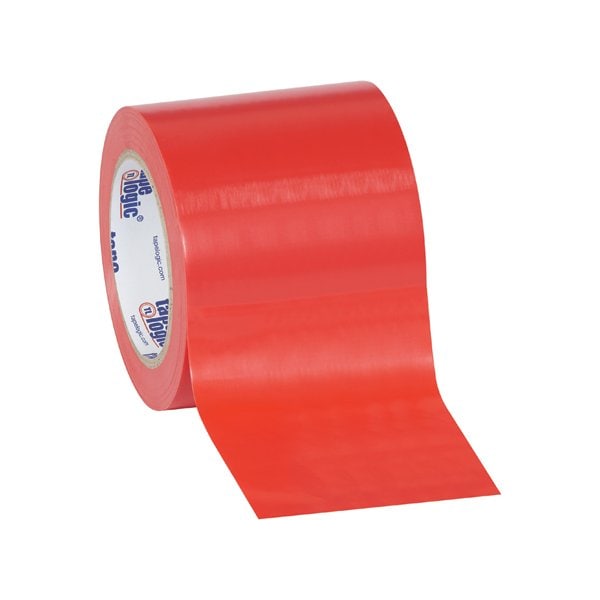 Tape Logic 4'' x 36 yds. Red Tape Logic Solid Vinyl Safety Tape, 12PK BUY00024516 - main